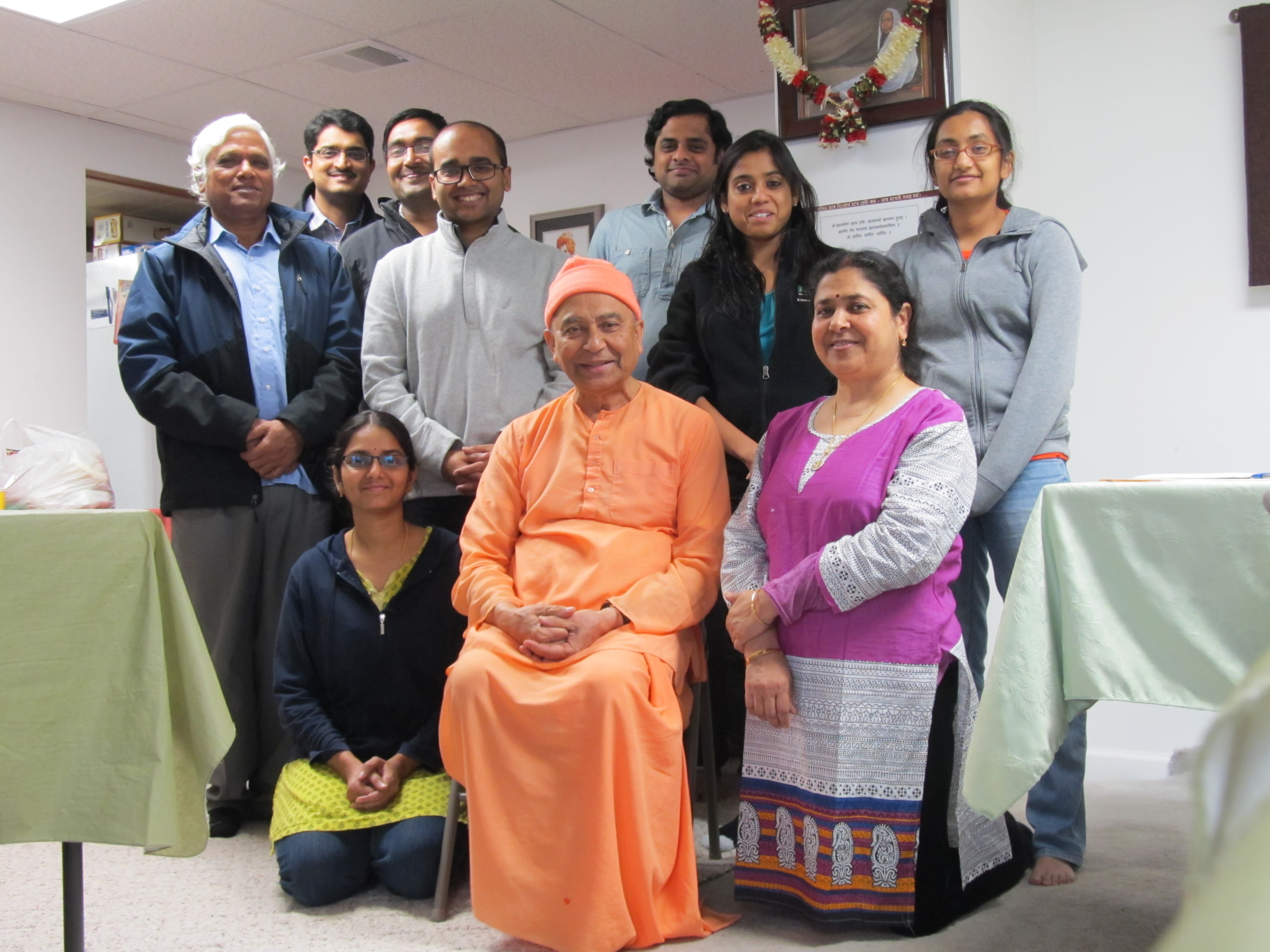 2015 Nov Swami Sarvadevananda's Visit